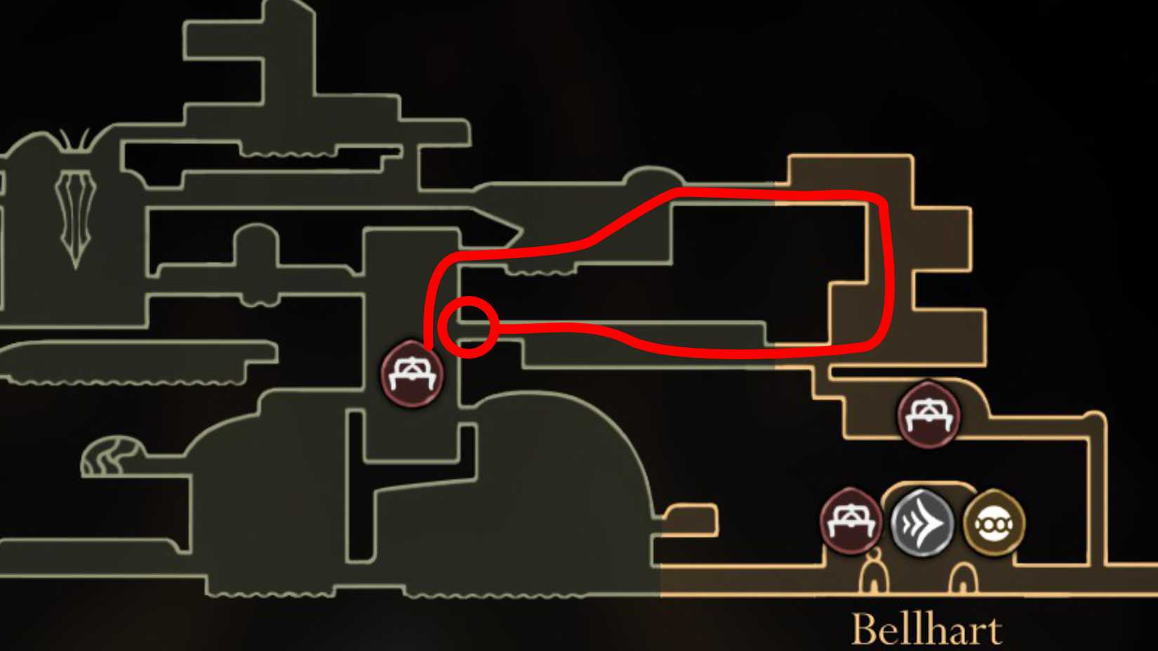 Guia de localização do chefe da Silksong Widow Rota 1 Silksong: Derrote a Viúva e Libere Bellhart – Dropraro