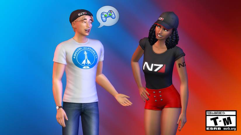 Sims mass effect dlc content
