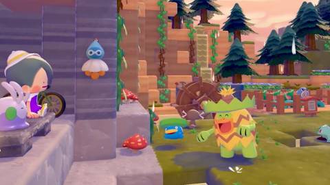 Sitting next to Gloomy in Pokemon Pokopia