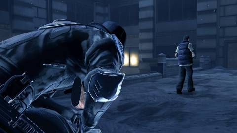 Sneaking behind an NPC in Alpha Protocol