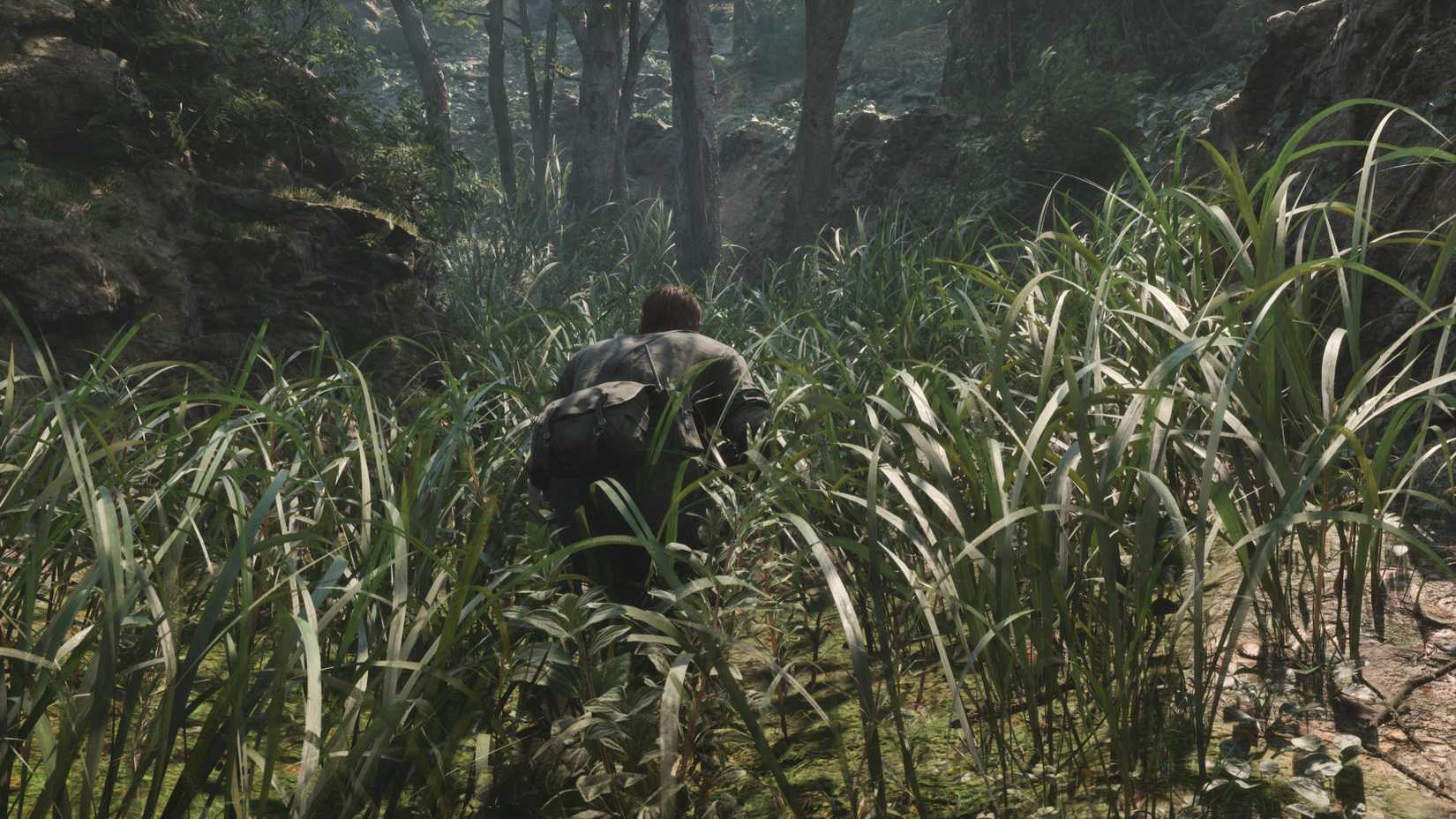 Sneaking in grass in Metal Gear Solid Delta Snake Eater