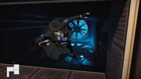 Sneaking into a vent in Ananta