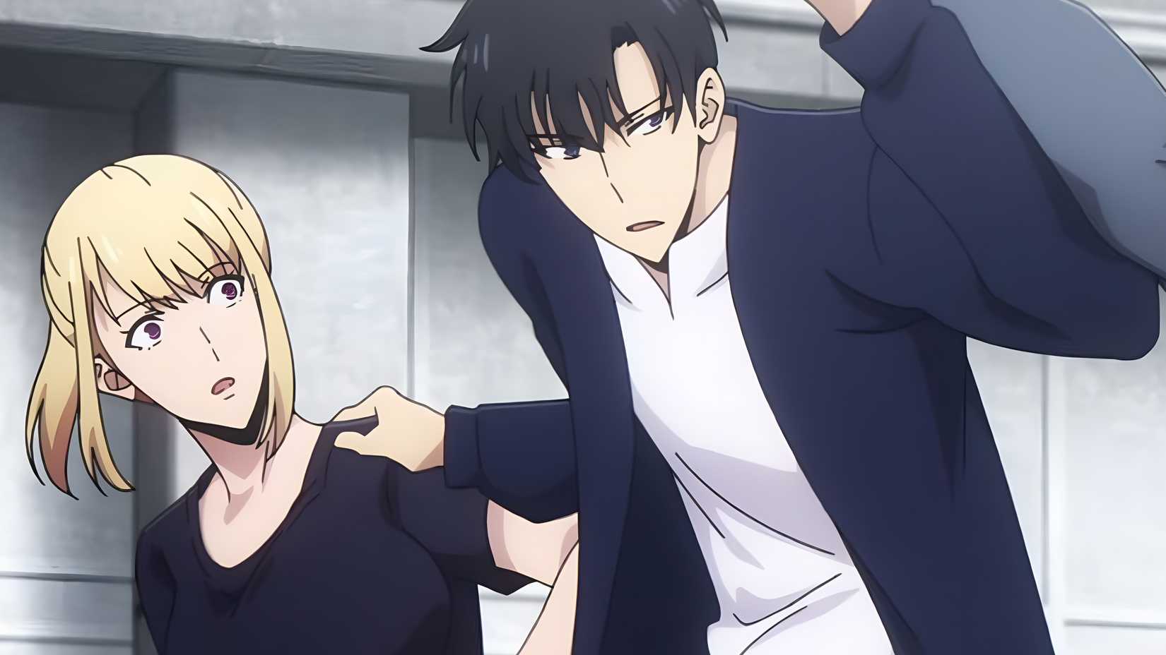 solo leveling jin woo protecting cha hae-in