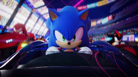 Sonic in Sonic Racing: Crossworld
