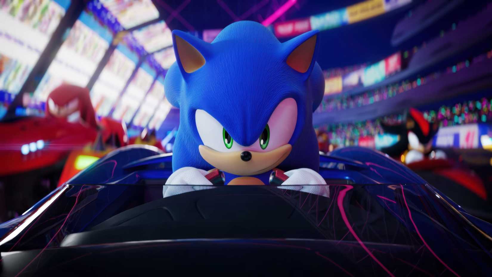 Sonic dalam Sonic Racing: CrossWorlds