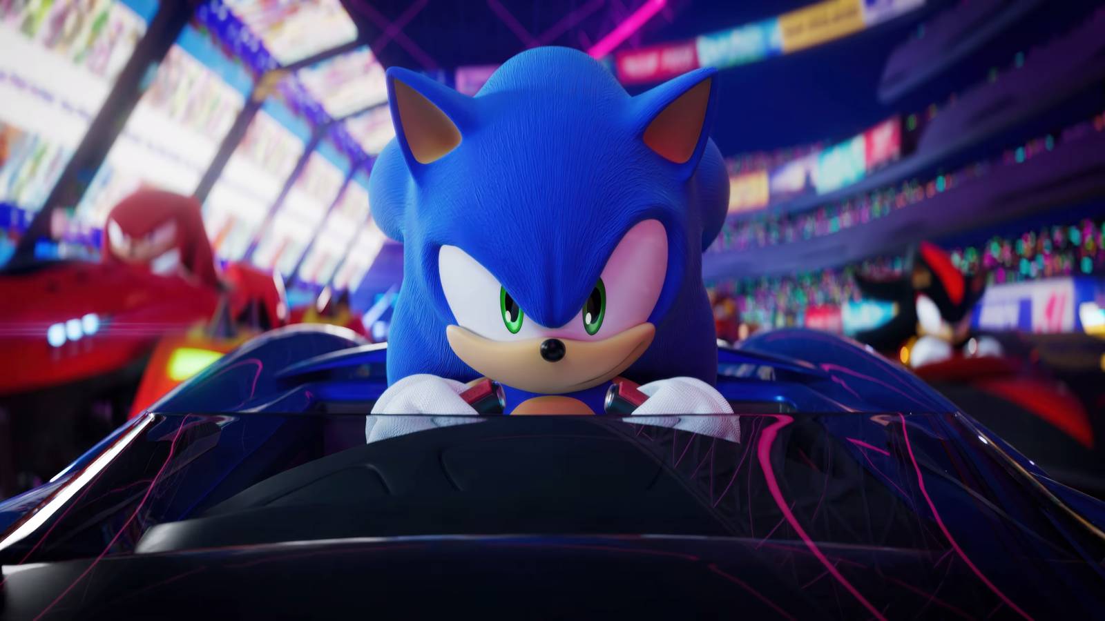 Sonic in Sonic Racing: Crossworld