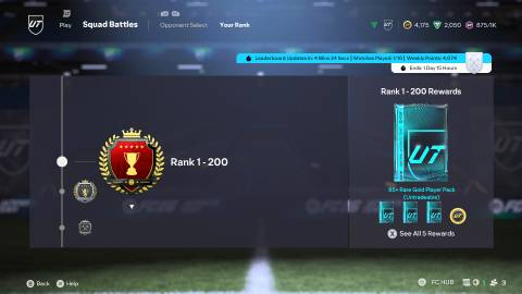 squad battles reward times in ea fc 26