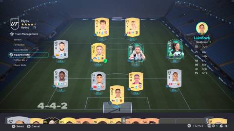 squad selector option in ea fc 26 ultimate team