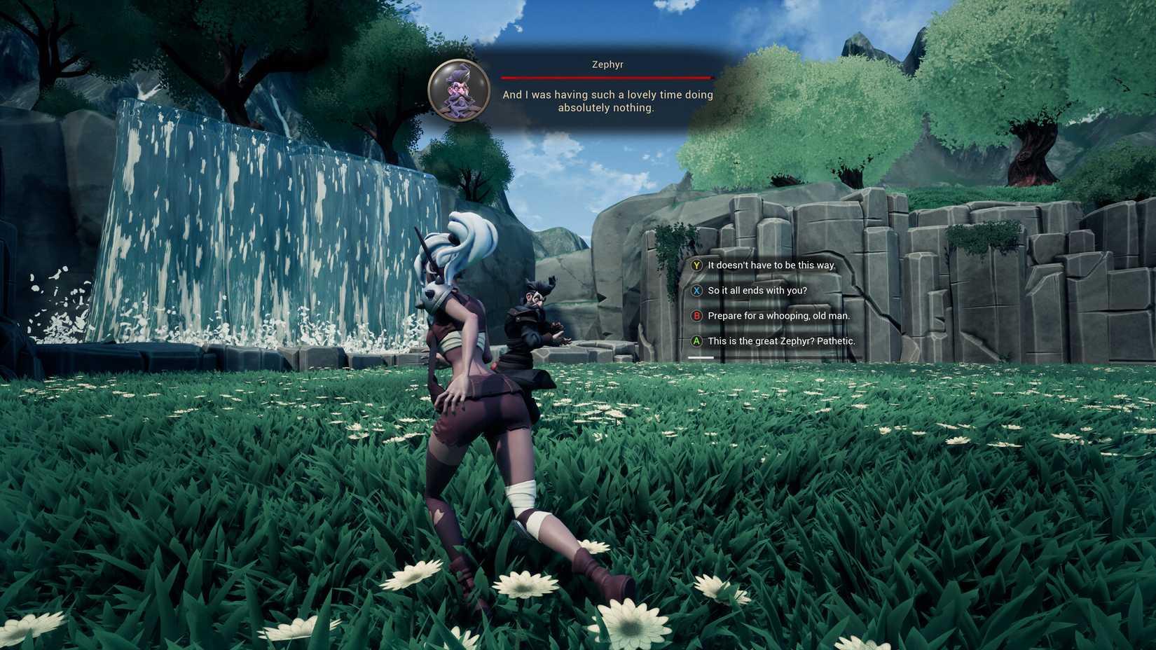 Harmony of Aetheria Combat Dialog