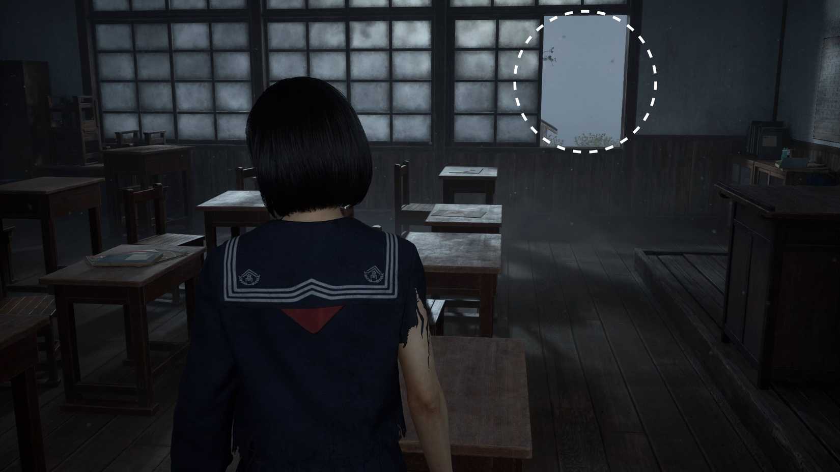 Stairwell Puzzle Courtyard Window Silent Hill f