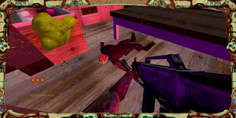 Staring at a body in Cruelty Squad