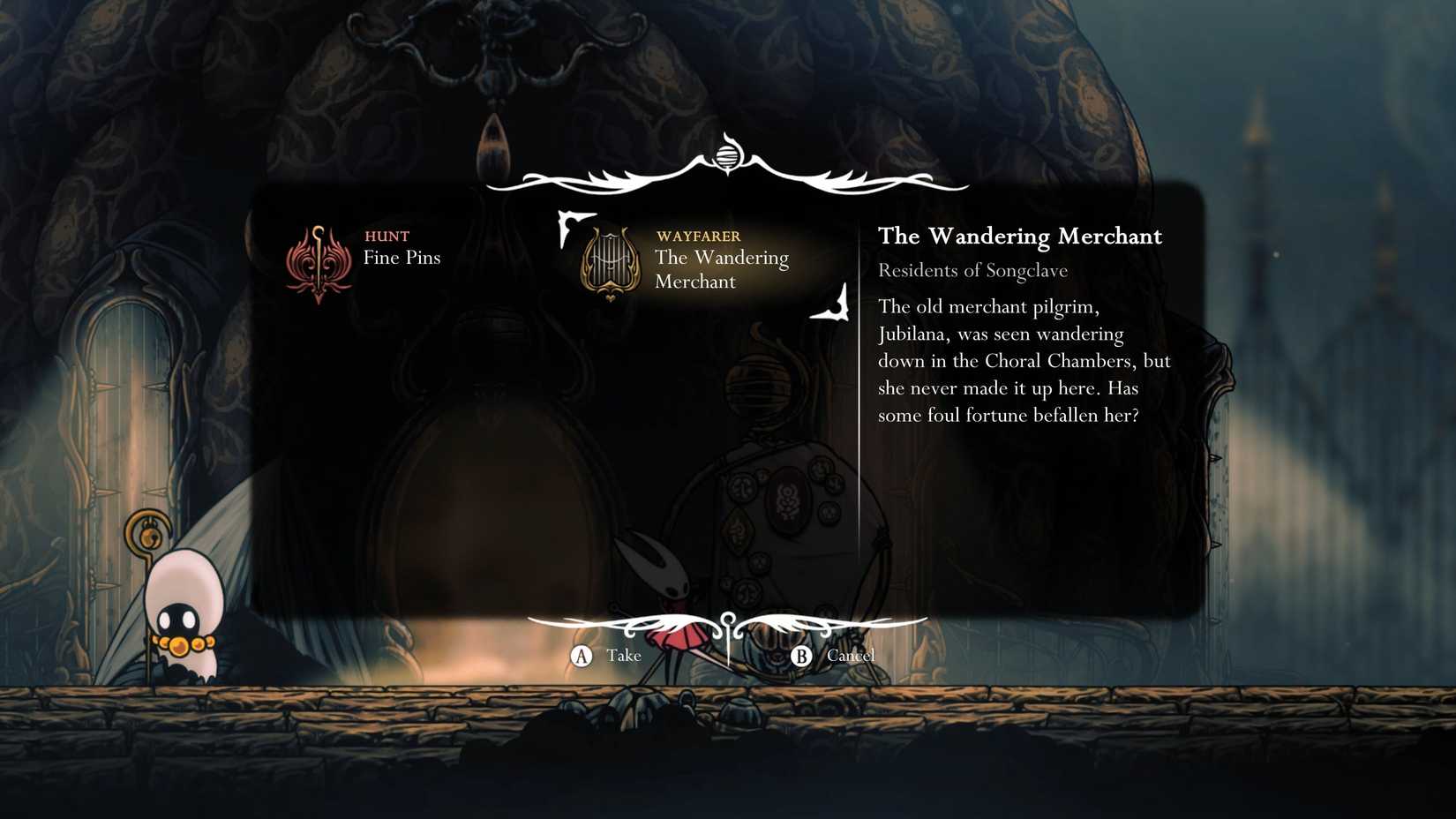 Starting The Wandering Merchant Quest Silksong