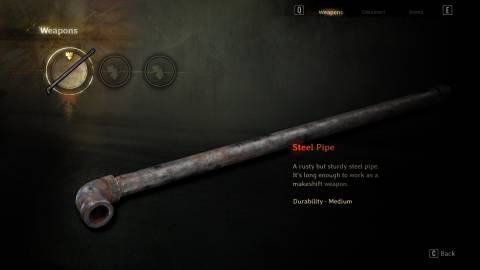 Steel Pipe Medium Durability Silent Hill f