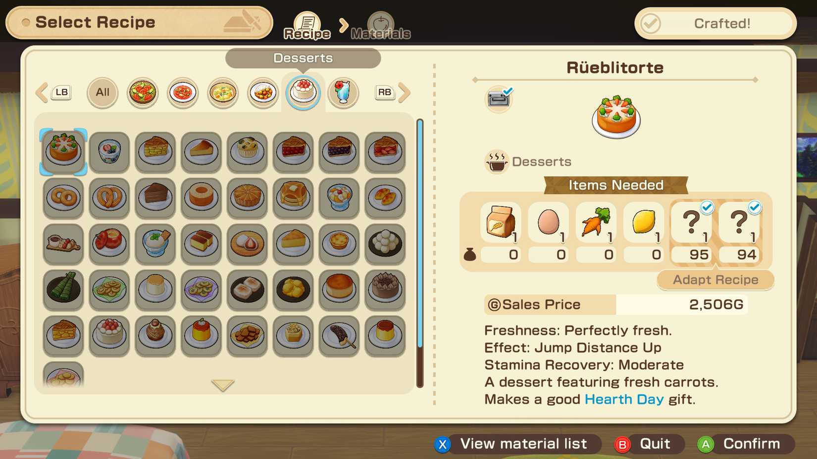 story-of-seasons-grand-bazaar-sos-gb-all-recipe-how-get-where-find-complete-list - desserts