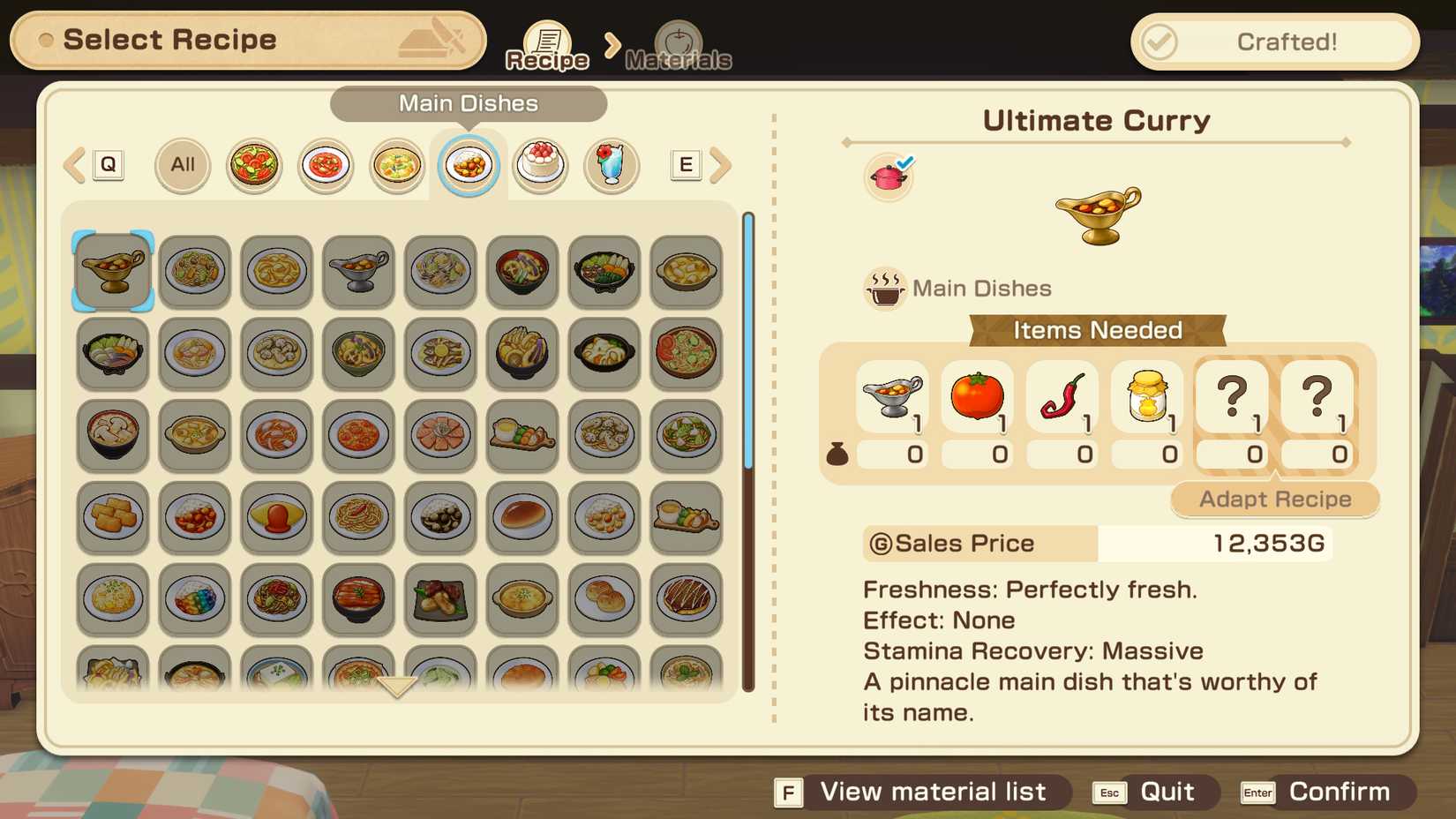 story-of-seasons-grand-bazaar-sos-gb-all-recipe-how-get-where-find-complete-list - main dishes