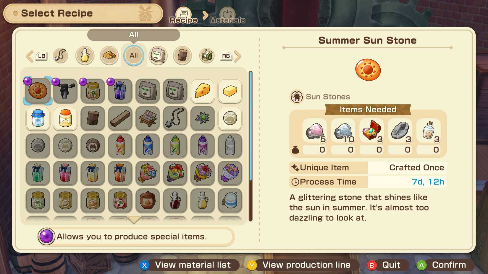 story-of-seasons-grand-bazaar-sos-gb-special-secret-windmill-item-craft-recipe-purple-wonderstone-red-windmill