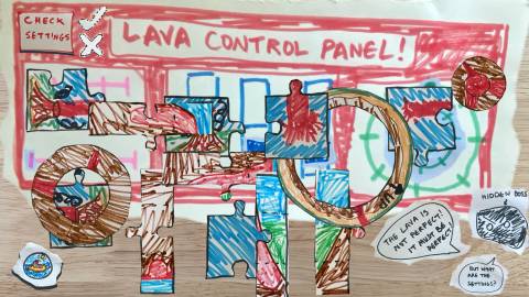 strange jigsaws lava control panel