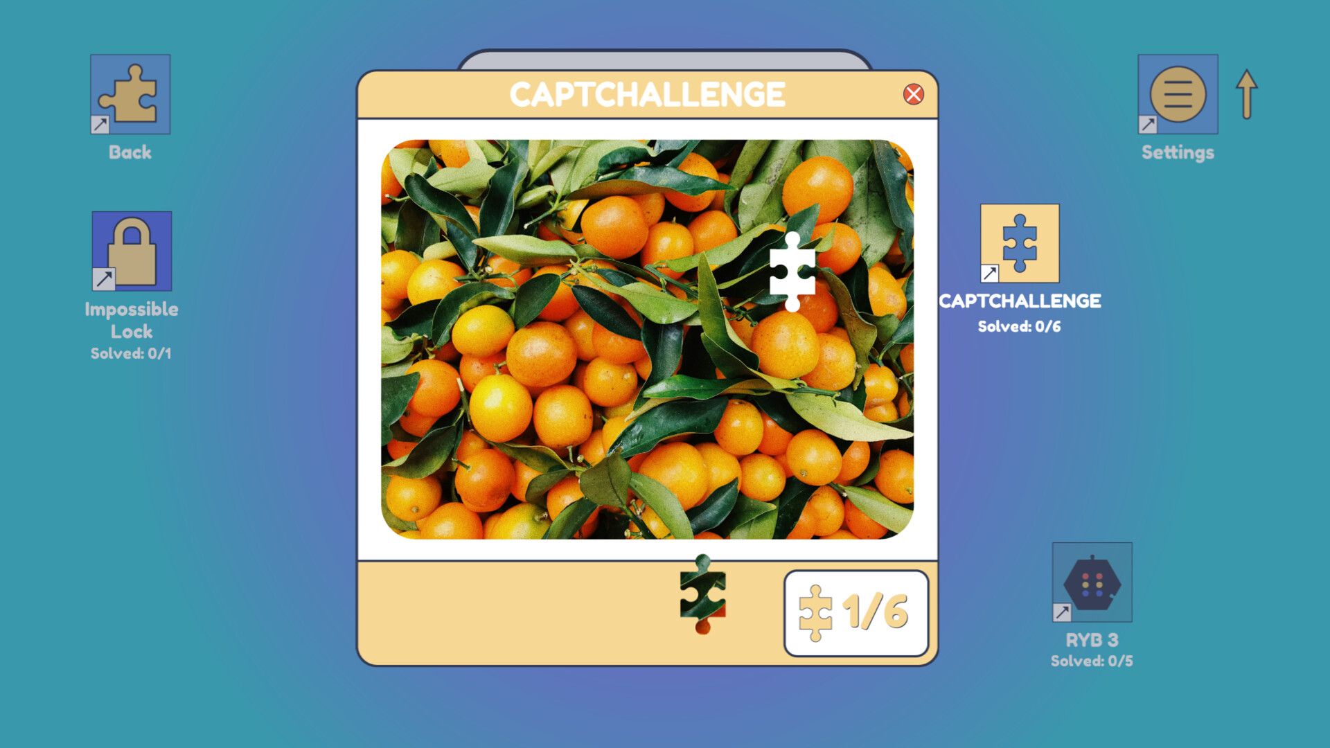 strange jigsaws oranges
