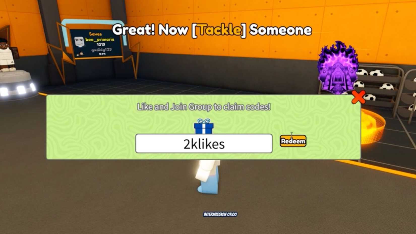 Super Eleven the codes tab