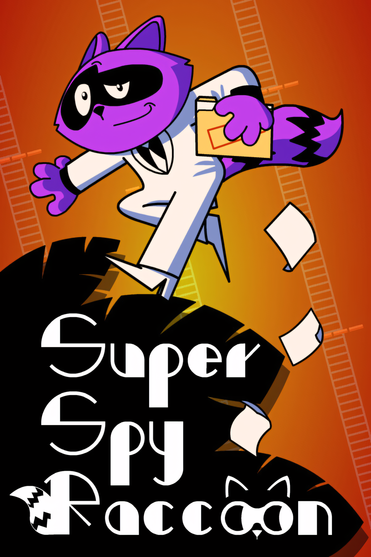 Super Spy Raccoon Tag Page Cover Art