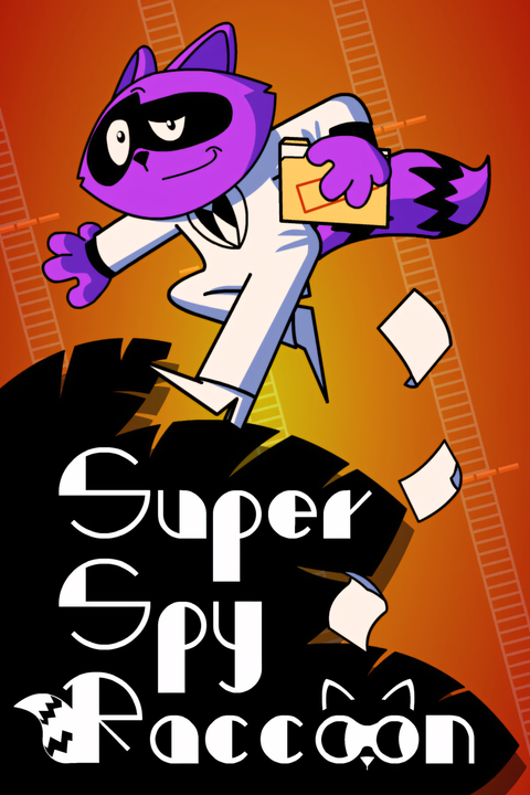 Super Spy Raccoon Tag Page Cover Art