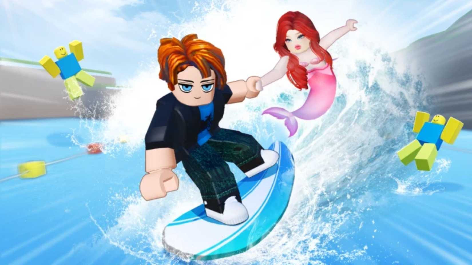 Swim to Save Princess characters