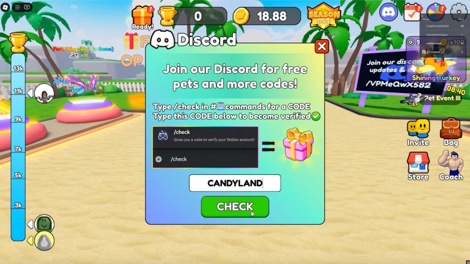 Roblox Swim to Save Princess Codes