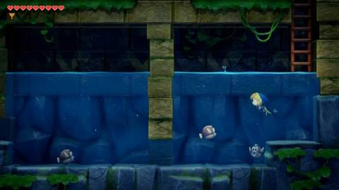 Swimming in The Legend of Zelda Link's Awakening (2019)
