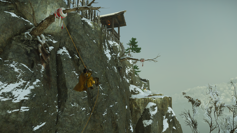 Swinging in Ghost of Tsushima