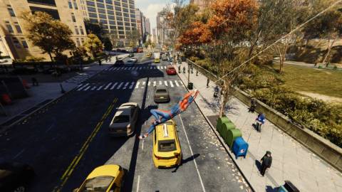 Swinging in Marvel’s Spider-Man (PS4)