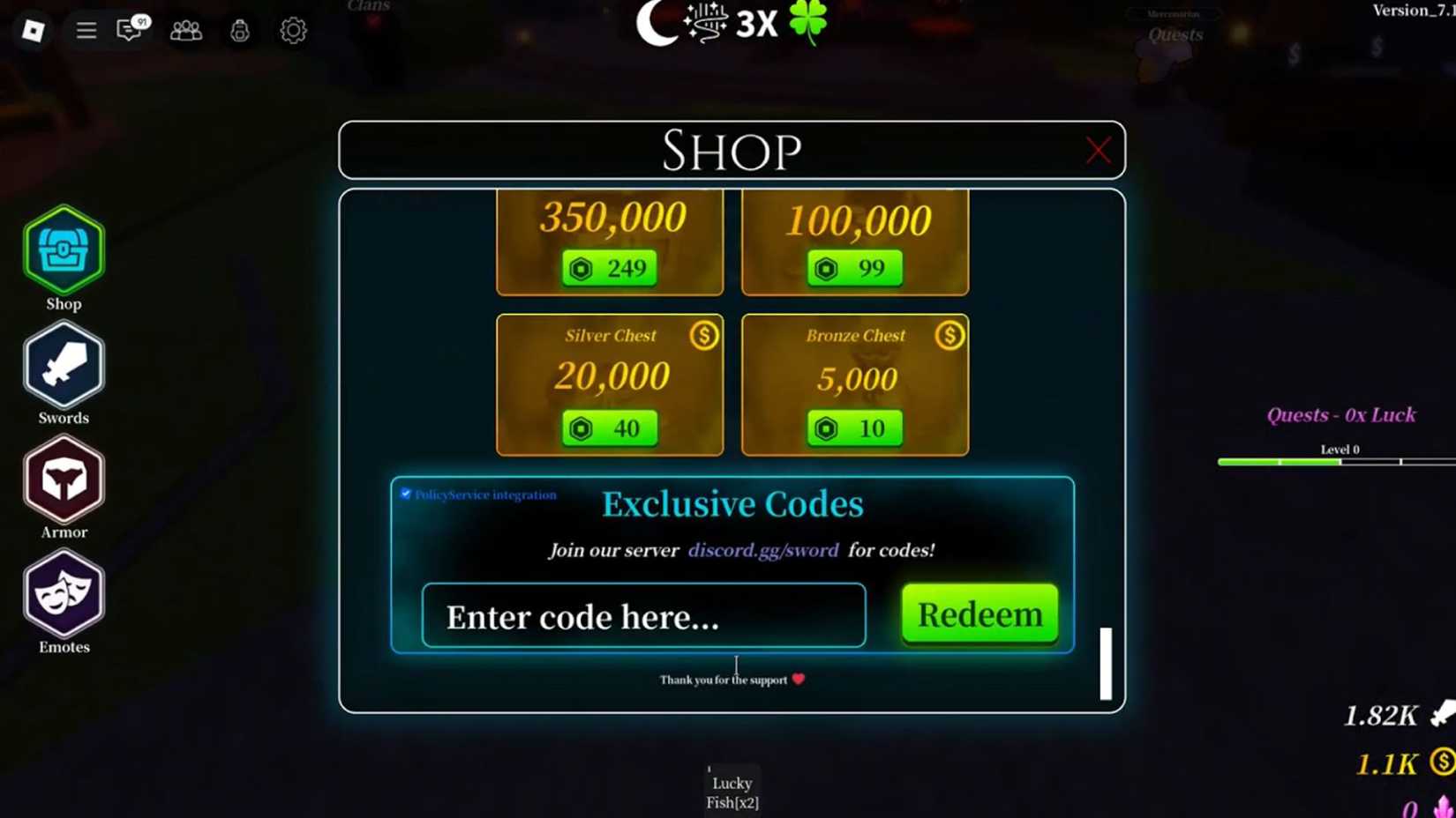Sword Code Roblox Sword League Codes
