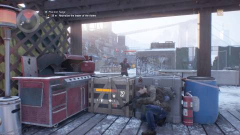 Taking cover in Tom Clancy's The Division
