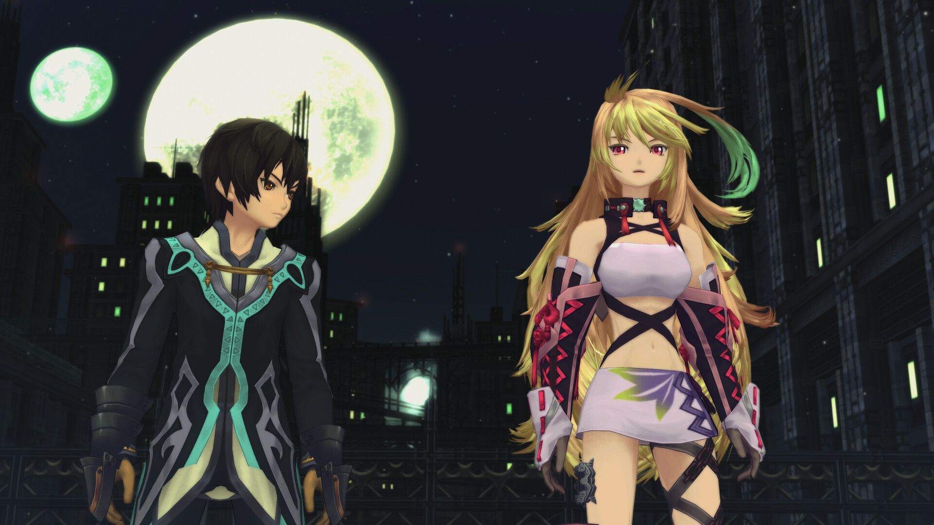 tales of xillia remastered jude and milla walking through city