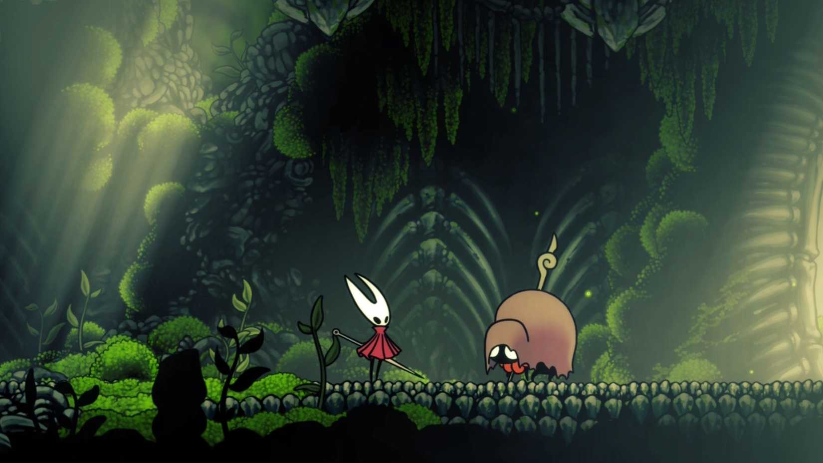 Talking to Chapel Maid in Hollow Knight Silksong