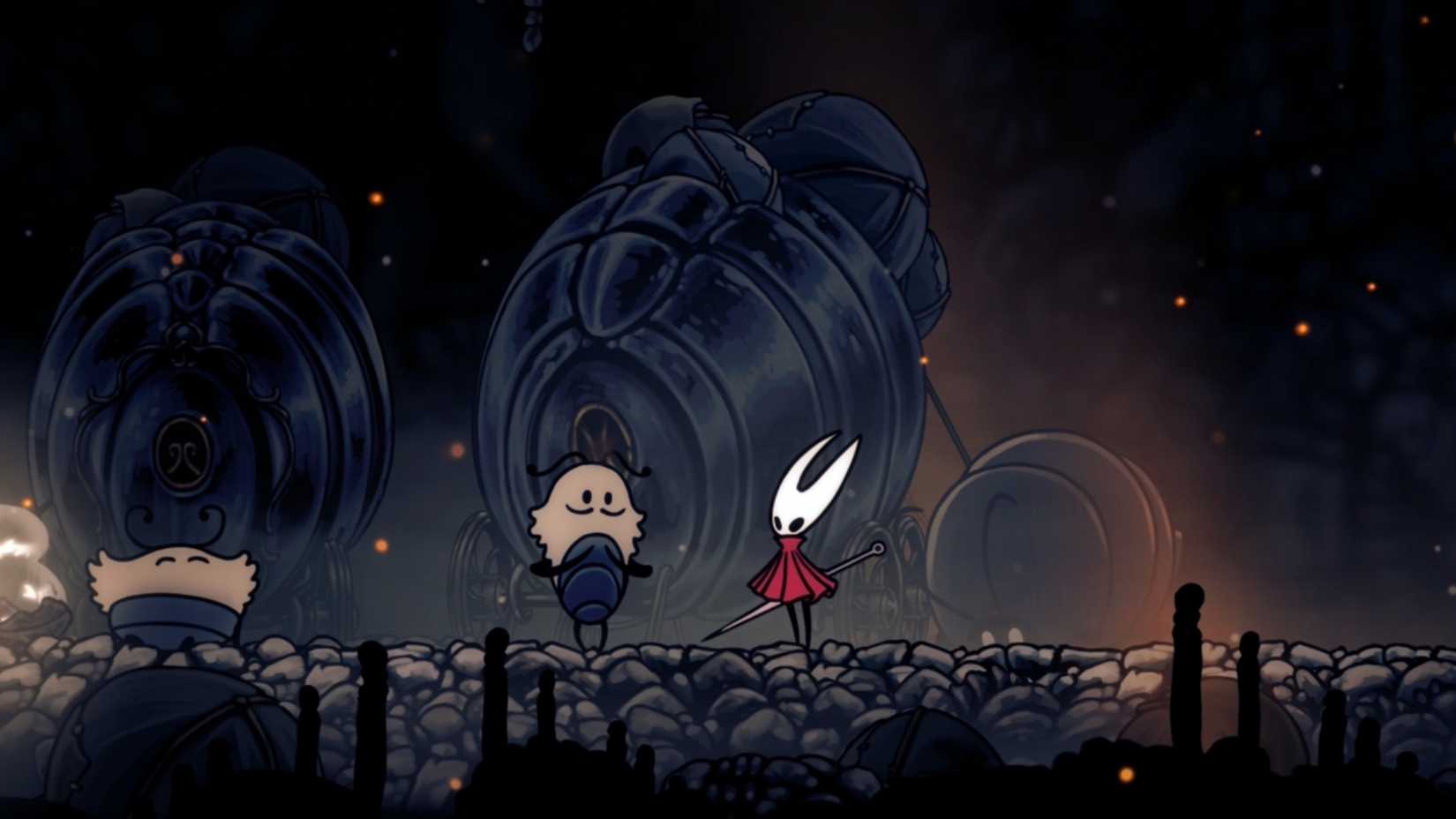 Talking to Mooshka in Hollow Knight Silksong