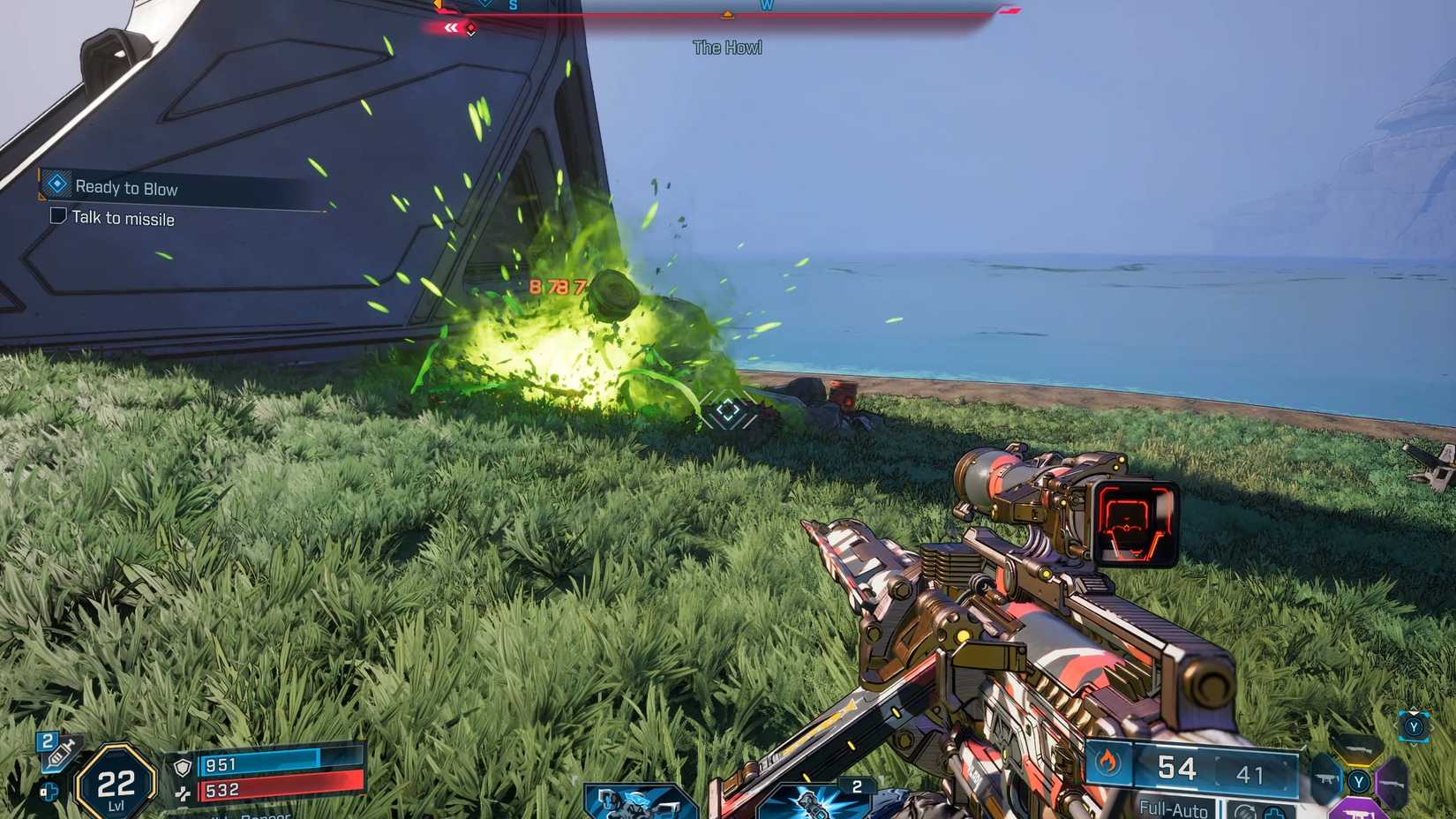 Tannis on a fish -eater eggs blowing fat borderlands 4