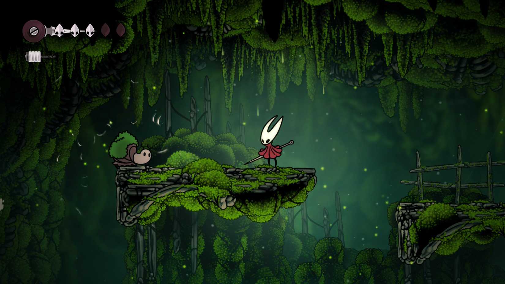 Taunting an enemy in Hollow Knight Silksong