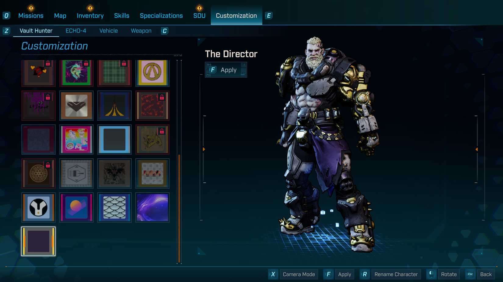 the director skin