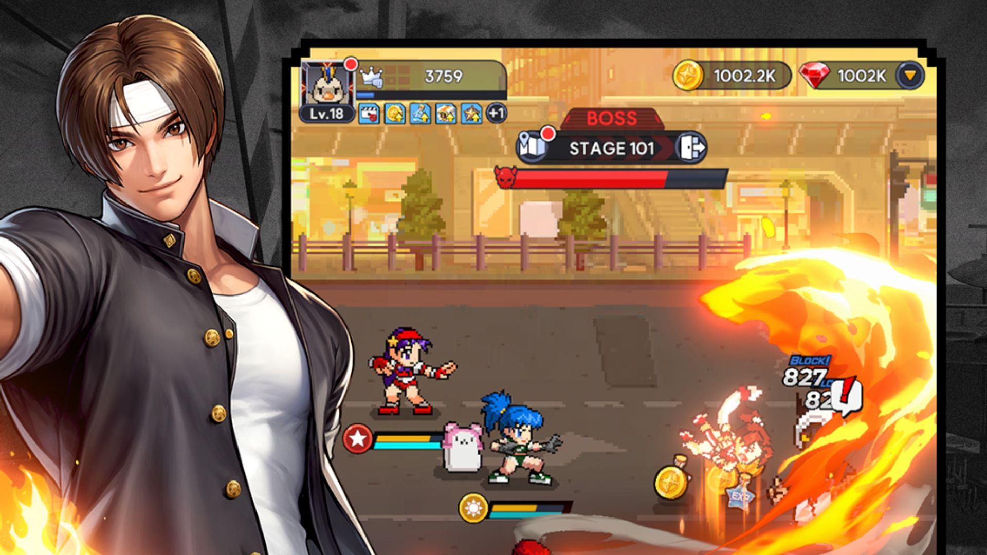 The King of Fighters AFK character