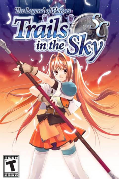 The Legend of Heroes Trails in the Sky SC video game cover art tag