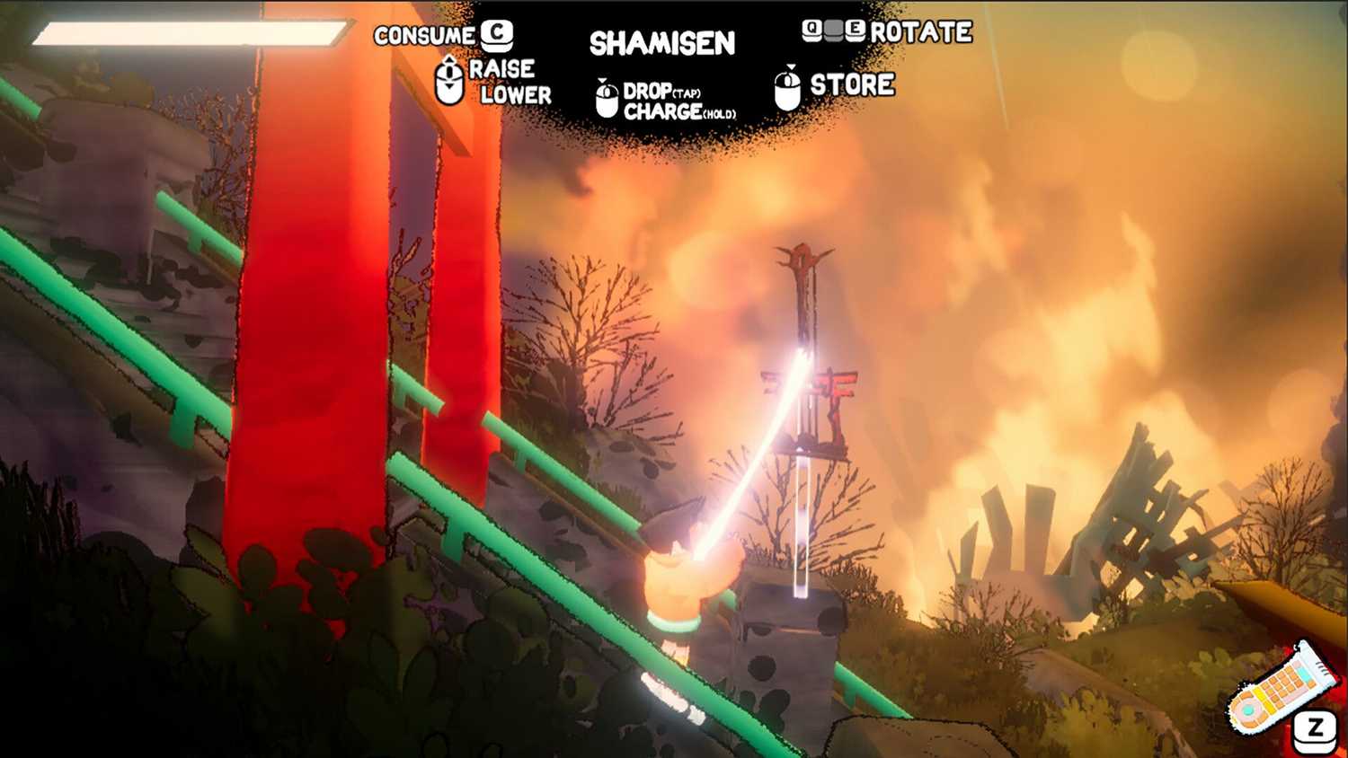 Karakter utama menggunakan telekinesisnya - FREERIDE The Personality Test