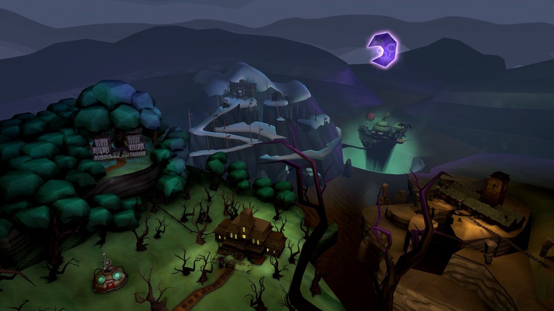 The map in Luigi’s Mansion 2