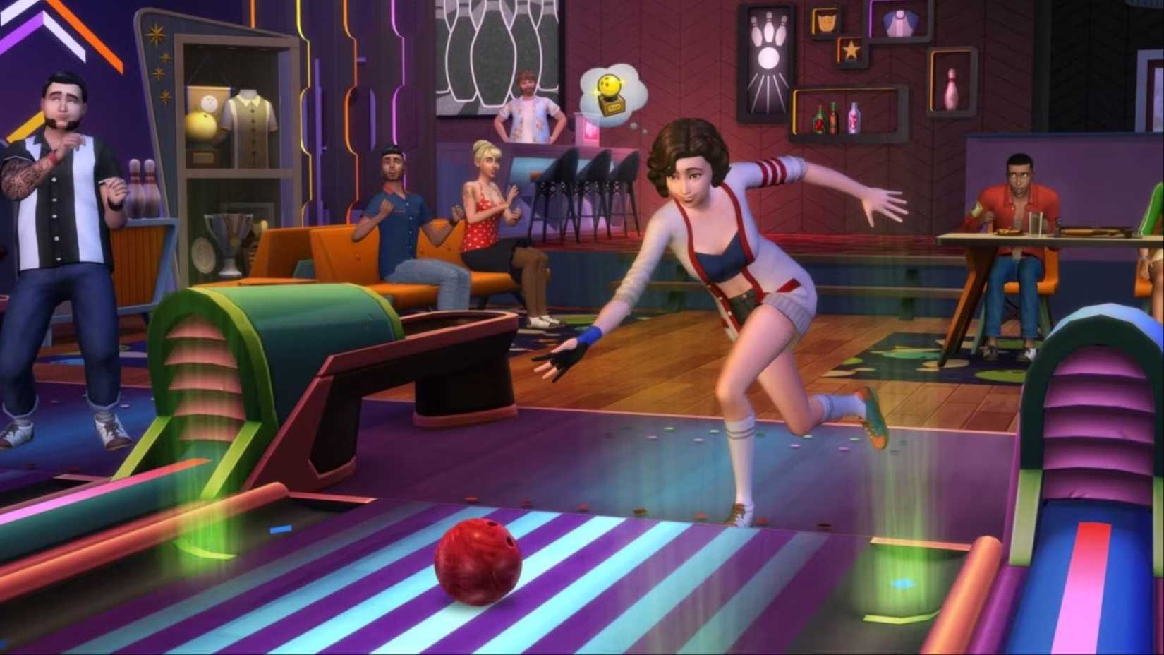 the sims 4 bowling night