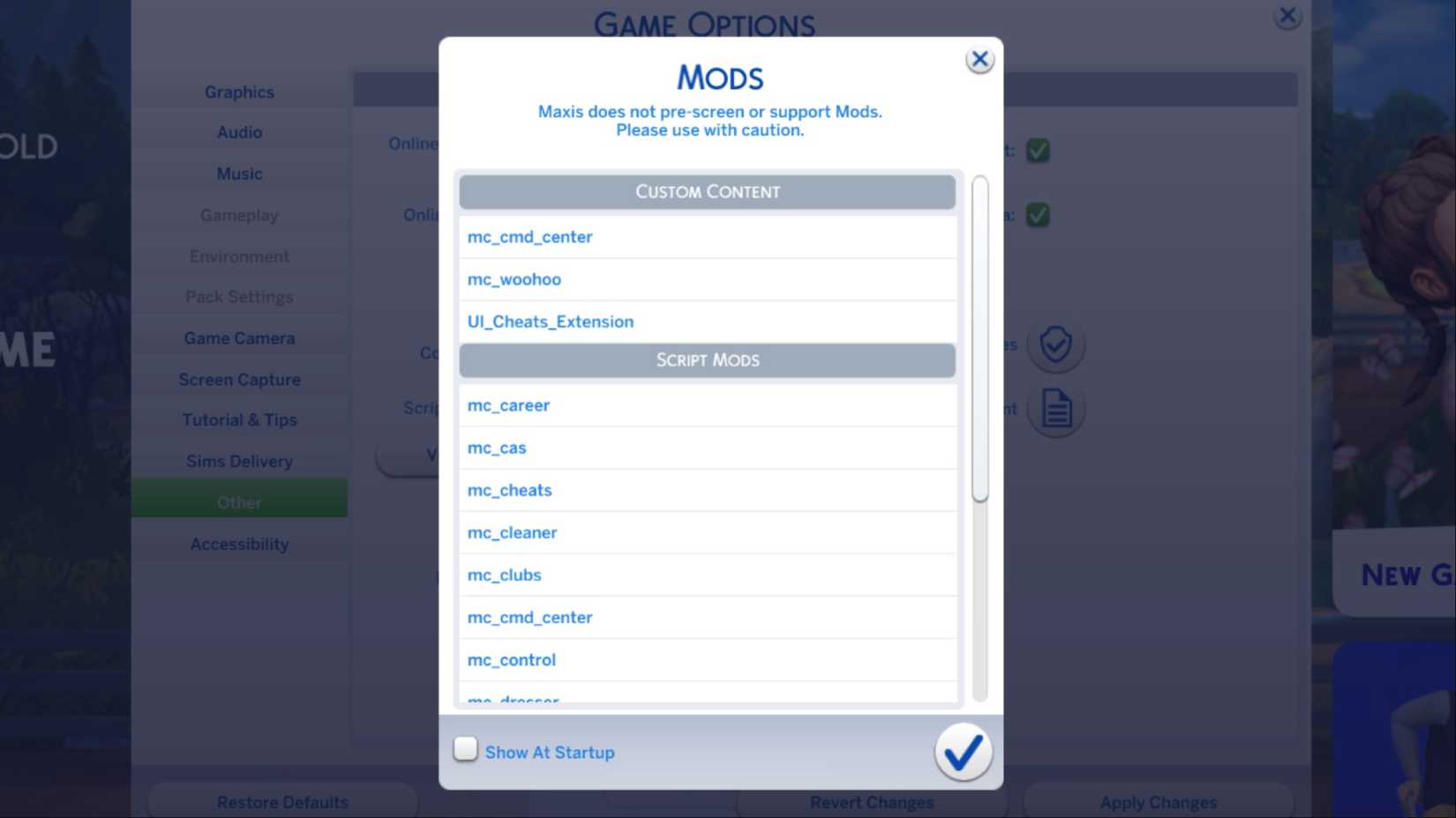 the sims 4 installed mods