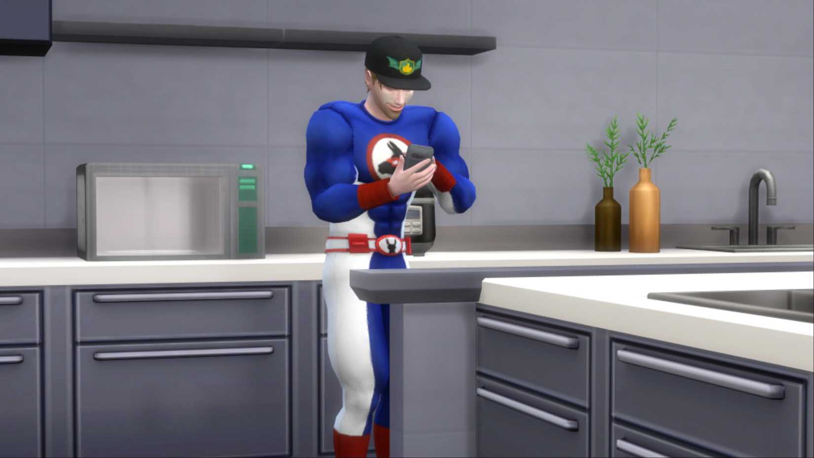 the sims 4 silly sim joins career