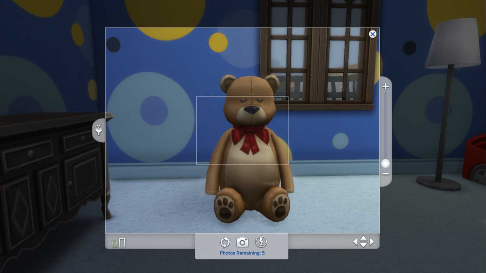 the sims 4 Take an Imaginative Photo of a Stuffed Animal While at Home