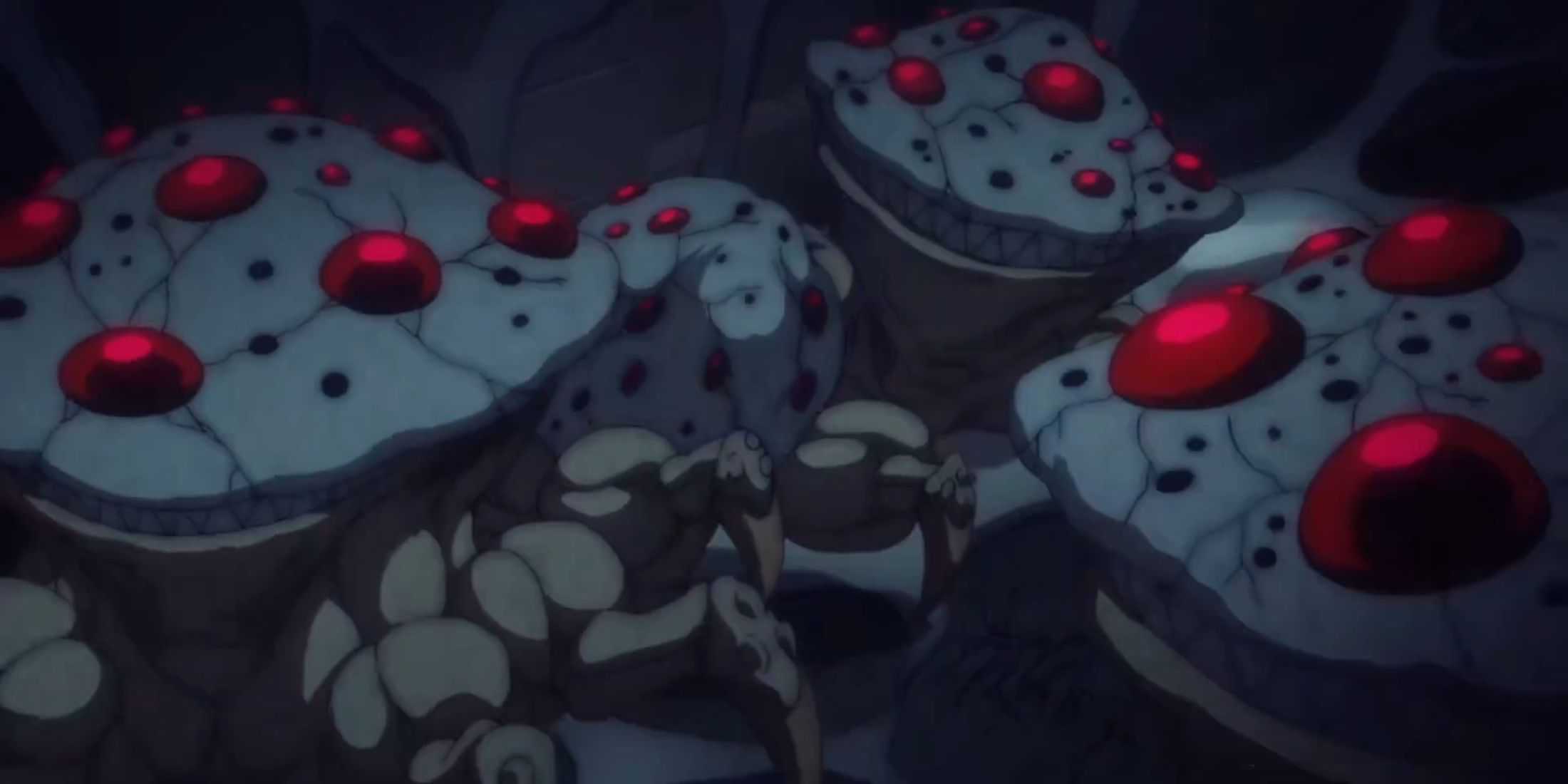 The small mushroom Yoju spanwed by Mixogastero - Kaiju No. 8