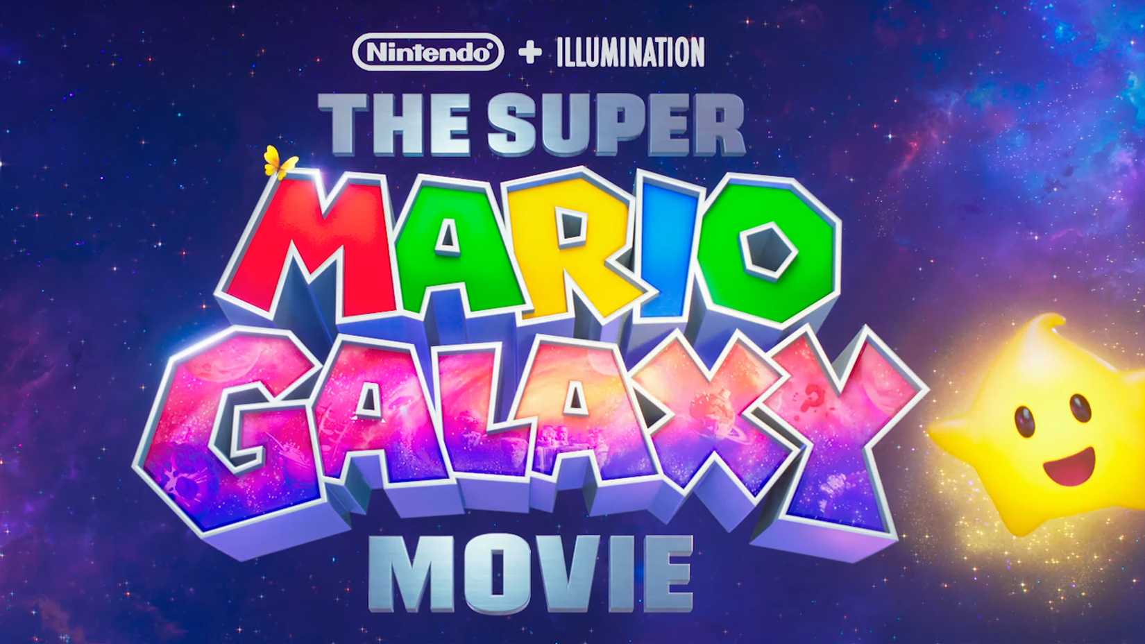 The Super Mario Galaxy Movie title card