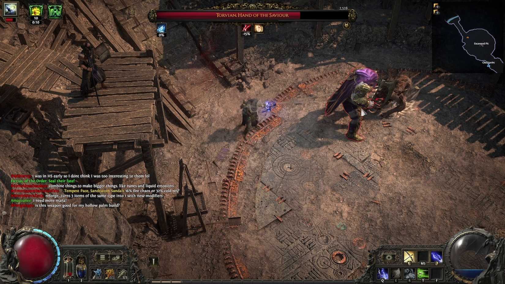 torvian hand of the saviour boss in path of exile 2