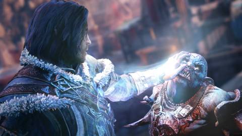 Touching an orc in Middle-earth Shadow of Mordor